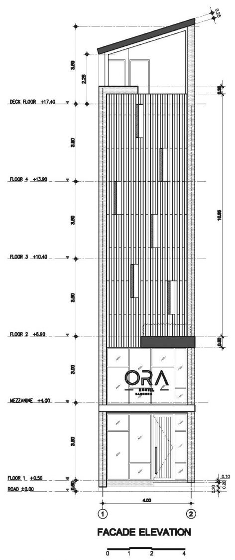Ora Hostel ELEVATION