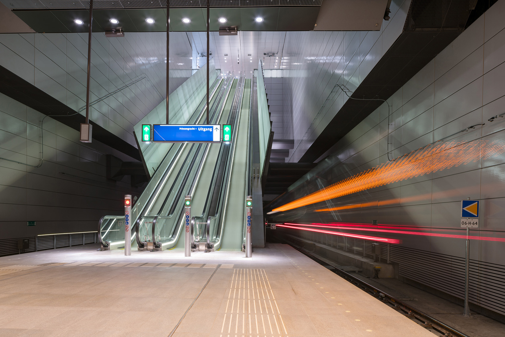The North south Metro Line of Amsterdam by Benthem Crouwel Architects