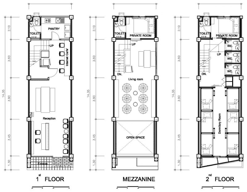 Ora Hostel FLOOR PLAN 1