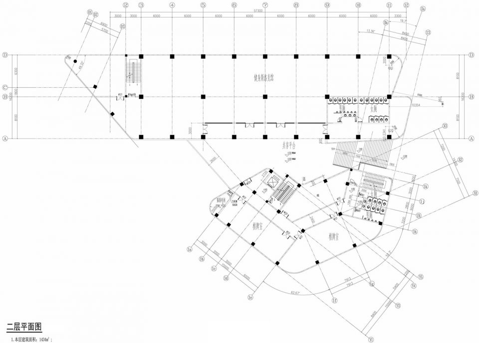 f2 plan Yuqu Culture and Sports Center ADASTUDIO 1