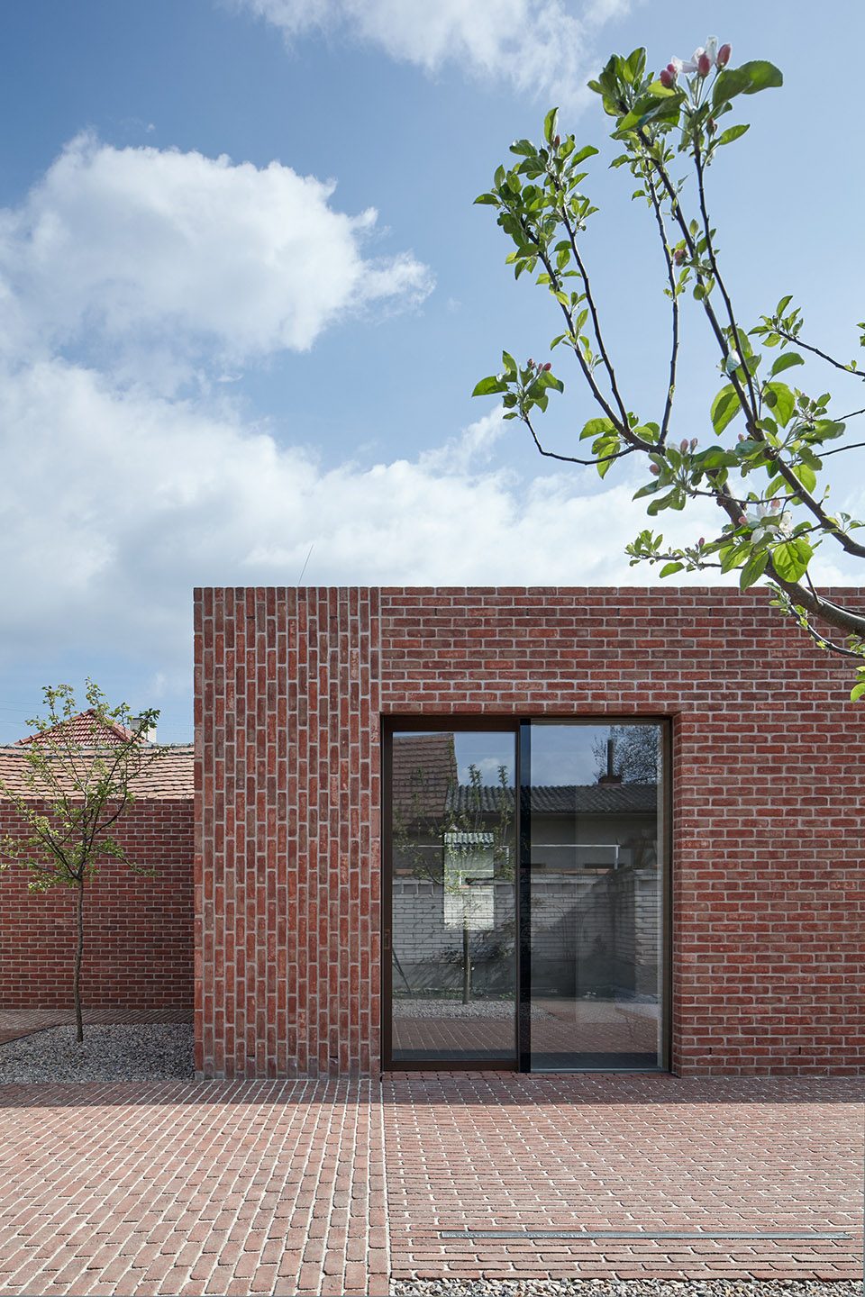 Brick Garden with Brick House By Jan Proksa