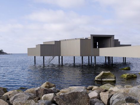 bath house by Sven Gustafsson and Ola Dellson