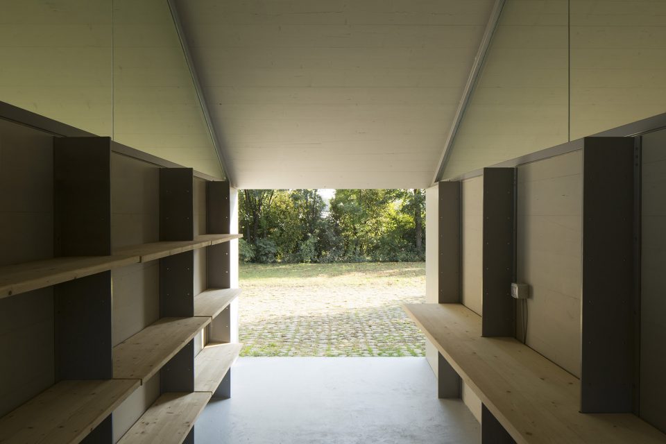 Workshop Garage in a Garden