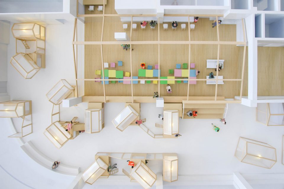 RLW Together Hostel indoor camping space for youth By Jacobsen Arquitetura