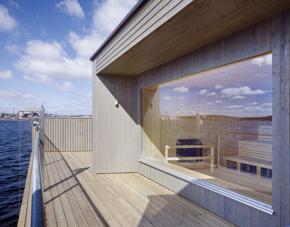 bath house by Sven Gustafsson and Ola Dellson