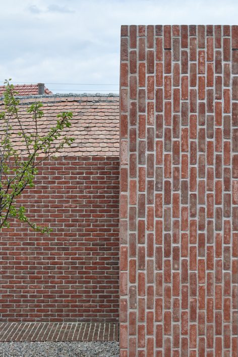 Brick Garden with Brick House By Jan Proksa