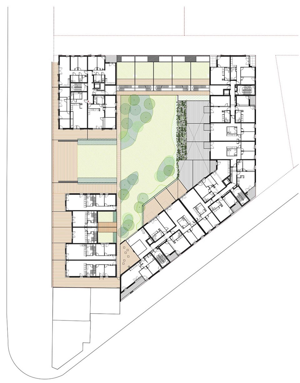 Urban planning and housing in Bordeaux France by mateo arquitectura