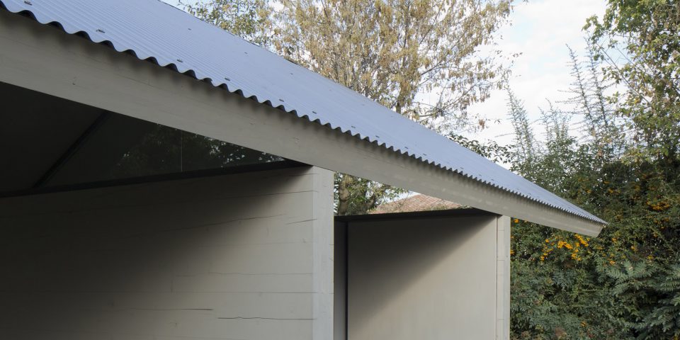 Workshop Garage in a Garden