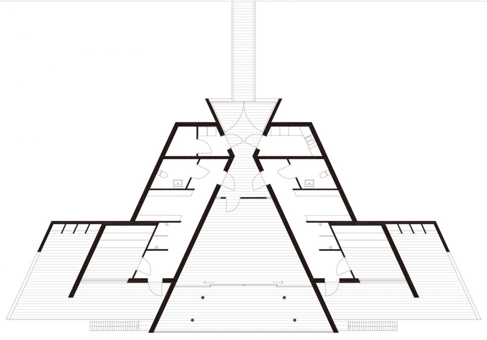 bath house by Sven Gustafsson and Ola Dellson
