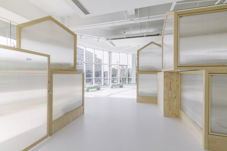 RLW Together Hostel indoor camping space for youth By Jacobsen Arquitetura