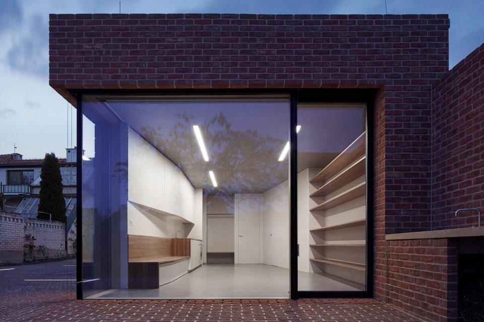 Brick Garden with Brick House By Jan Proksa