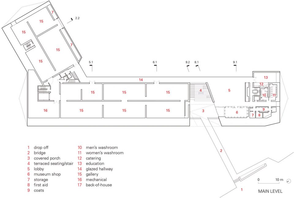Audain Art Museum by Patkau Architects drawing
