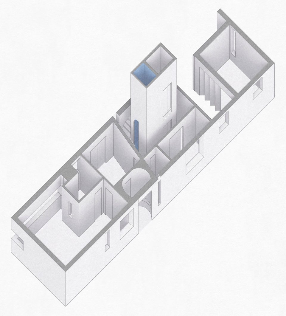 Plain House axon 2