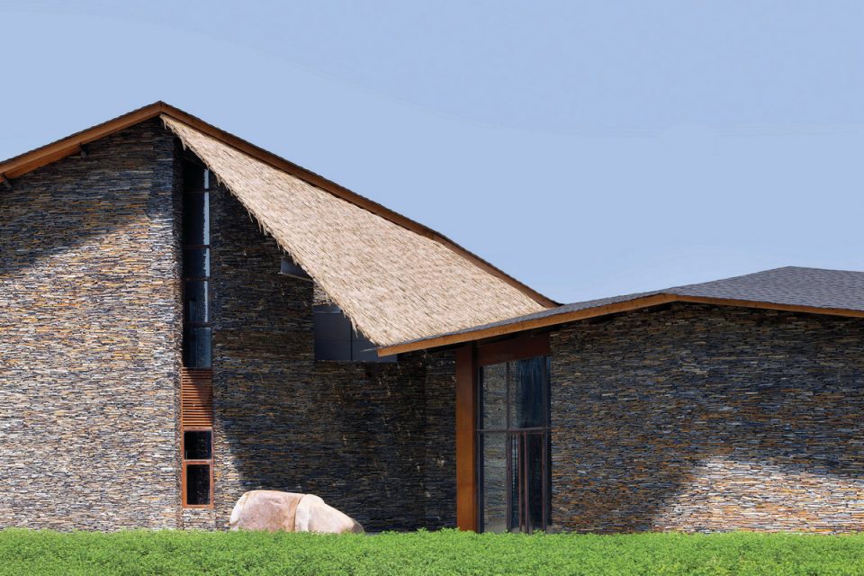 片岩细部 Lanshi Xidi Clubhouse Wang Cai Associates