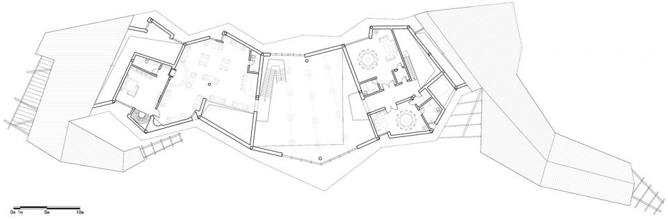 first floor plan Lanshi Xidi Clubhouse Wang Cai Associates