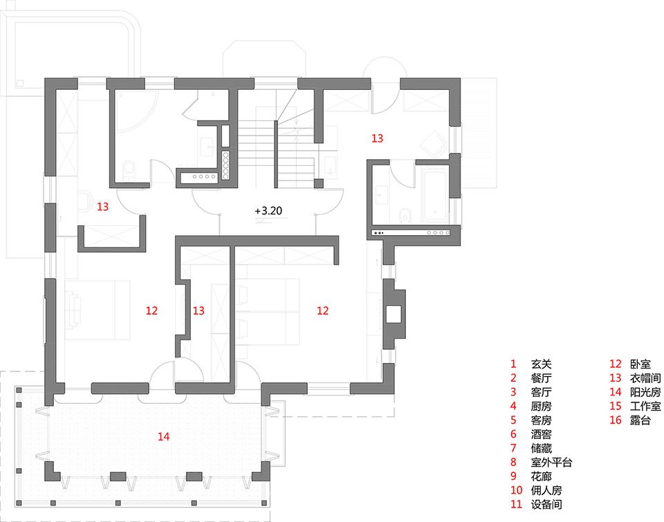 f2 plan the columbia circle villa renovation atelier xuk