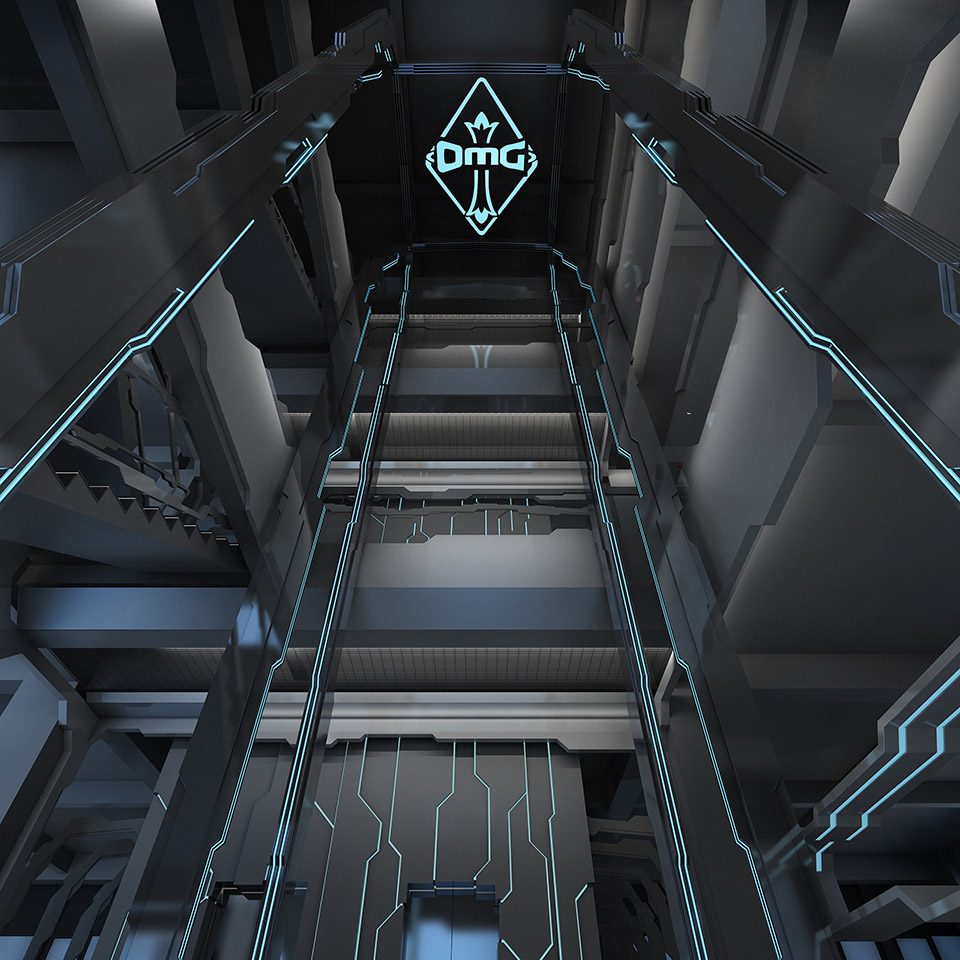 OMG Electronic Sports Club By Shanghai GuTeng designer studio