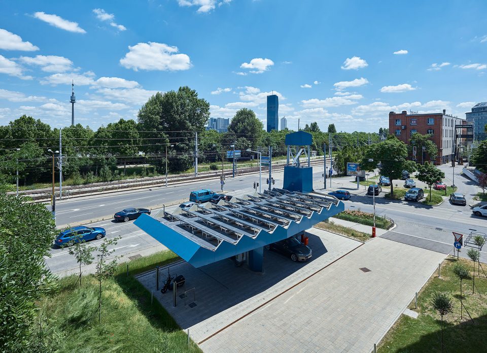 Tower of Power Charging Station by gobl architektur