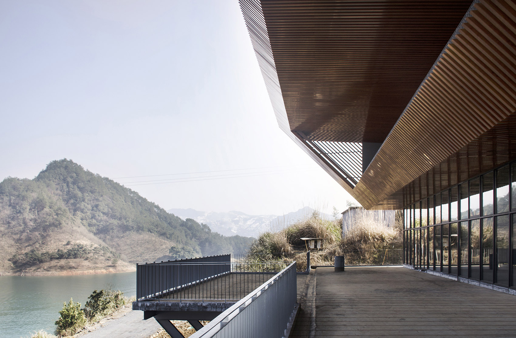 Emergent Structural Geometry Qiandao Lake Cable Car Station by Archi
