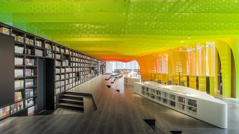 金属彩虹里的书店苏州钟书阁俞挺wutopialab