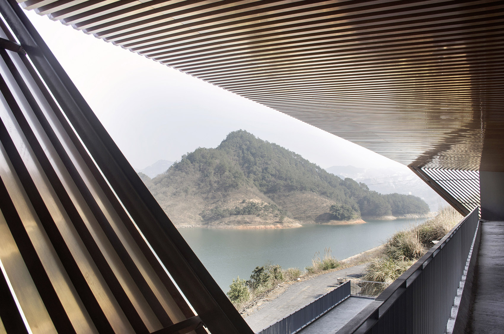 Emergent Structural Geometry Qiandao Lake Cable Car Station by Archi