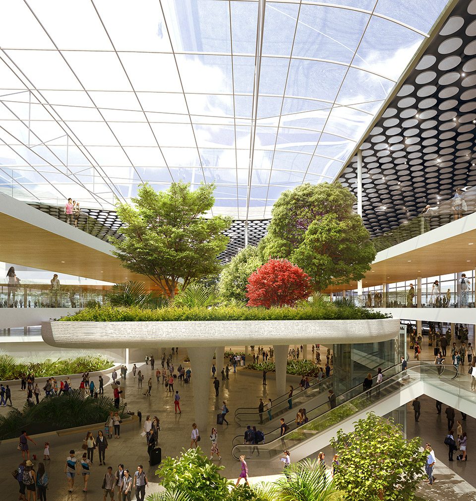 Hangzhou Xiaoshan Airport Terminal 4 competition By Powerhouse Company Benthem Crouwel Architects