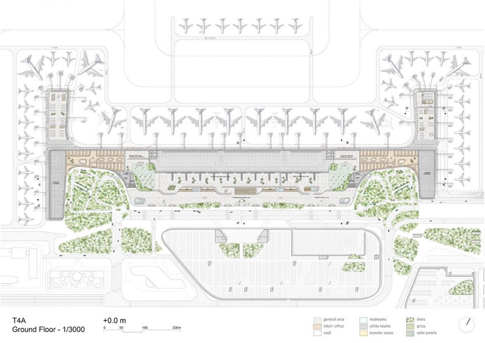 Hangzhou Xiaoshan Airport Terminal 4 competition By Powerhouse Company Benthem Crouwel Architects