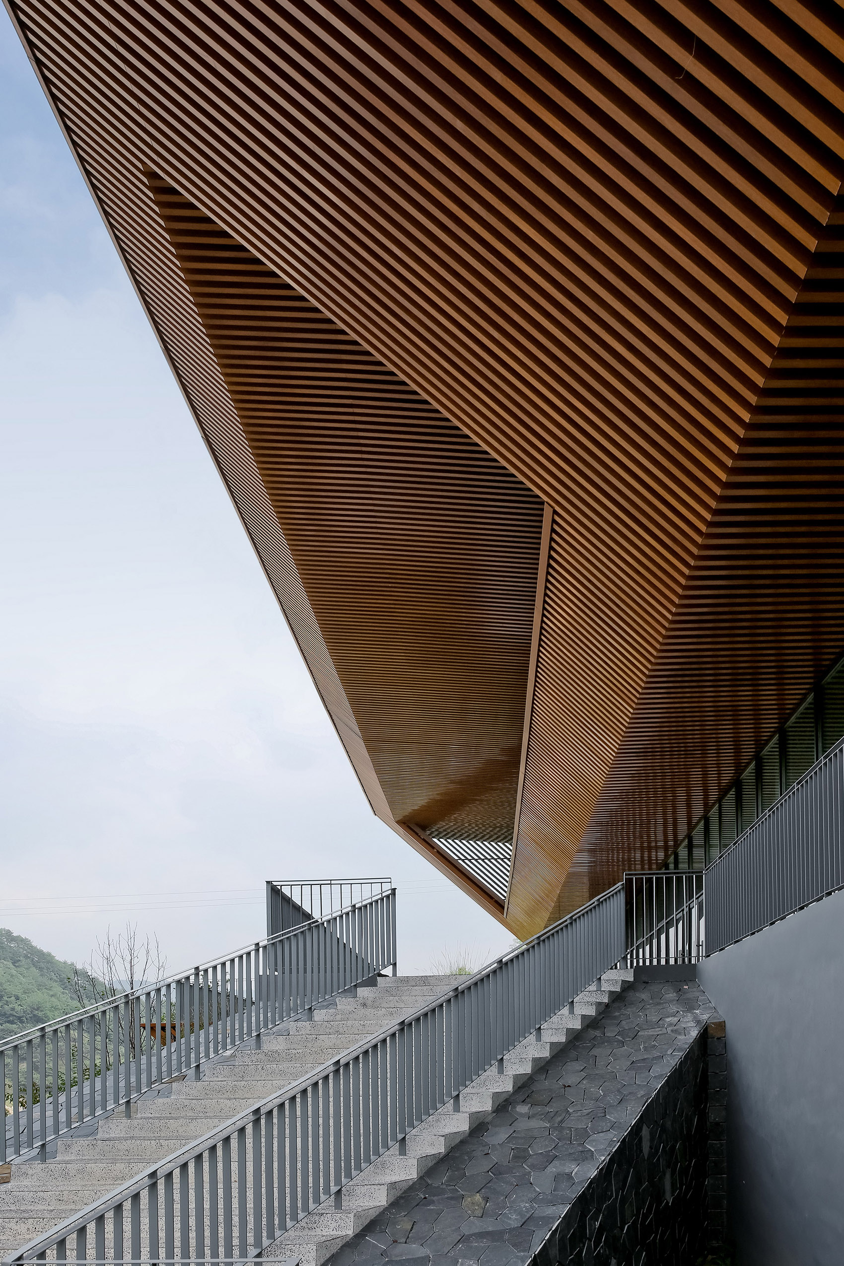 Emergent Structural Geometry Qiandao Lake Cable Car Station by Archi