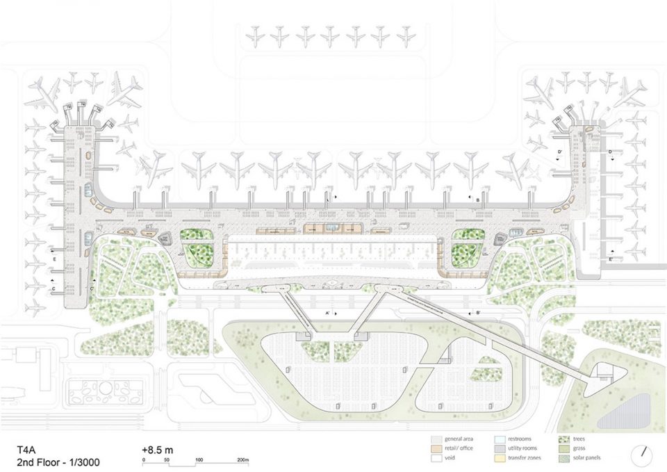 Hangzhou Xiaoshan Airport Terminal 4 competition By Powerhouse Company Benthem Crouwel Architects