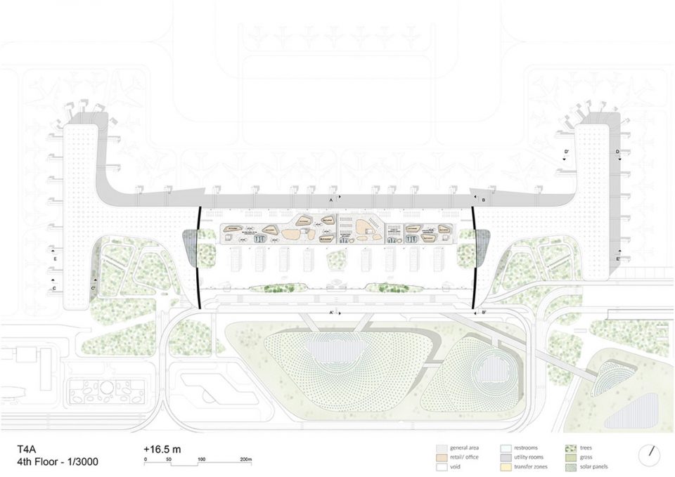 Hangzhou Xiaoshan Airport Terminal 4 competition By Powerhouse Company Benthem Crouwel Architects