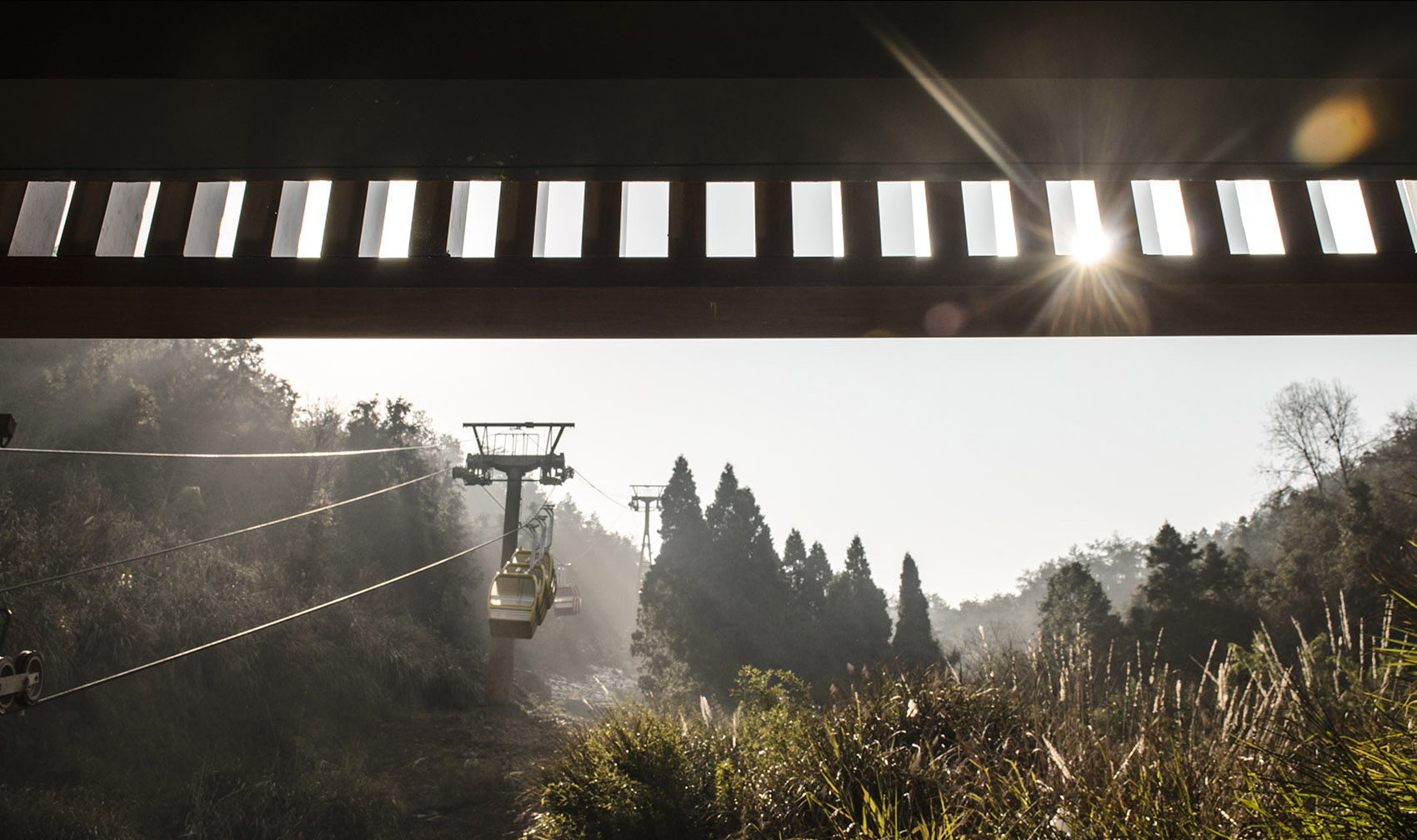 Emergent Structural Geometry Qiandao Lake Cable Car Station by Archi