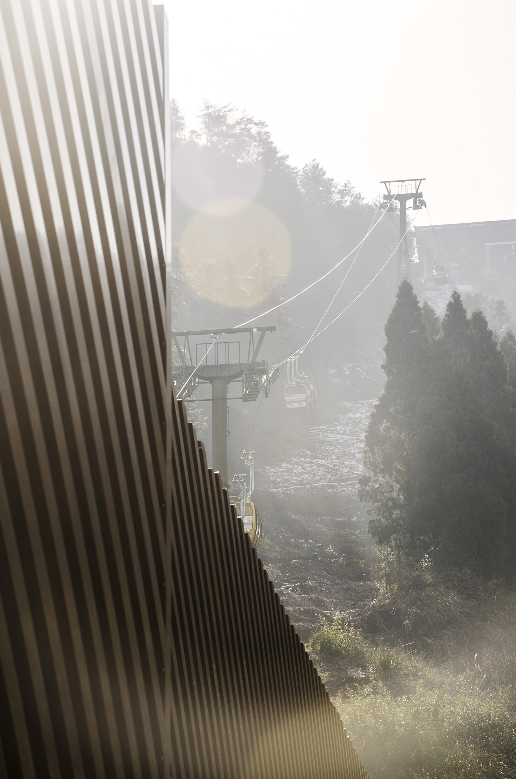 Emergent Structural Geometry Qiandao Lake Cable Car Station by Archi