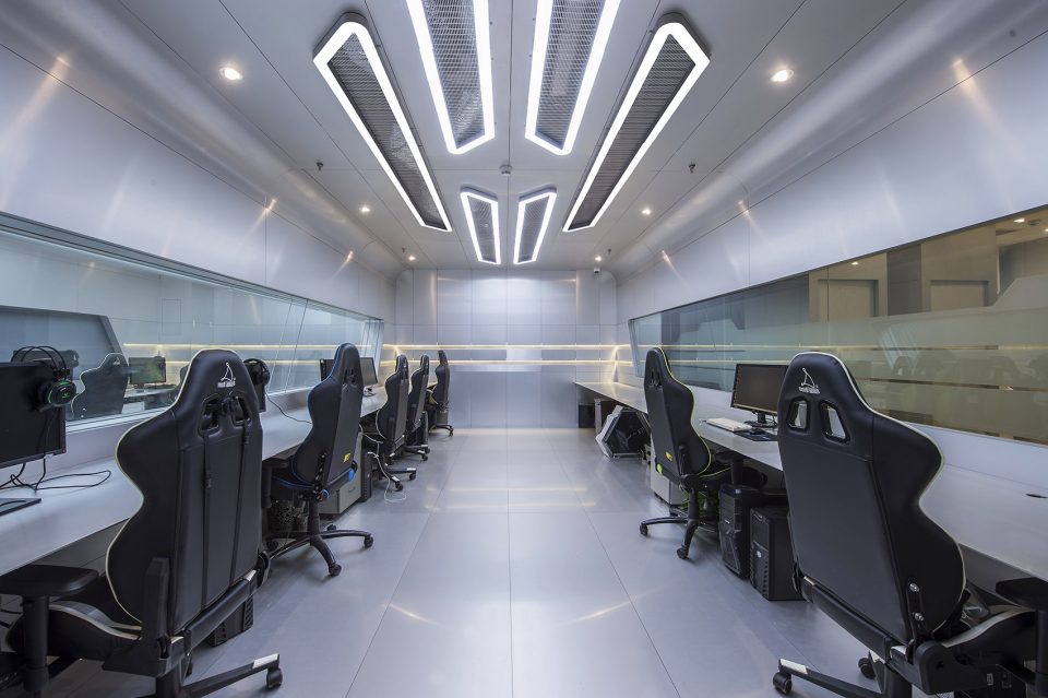 OMG Electronic Sports Club By Shanghai GuTeng designer studio