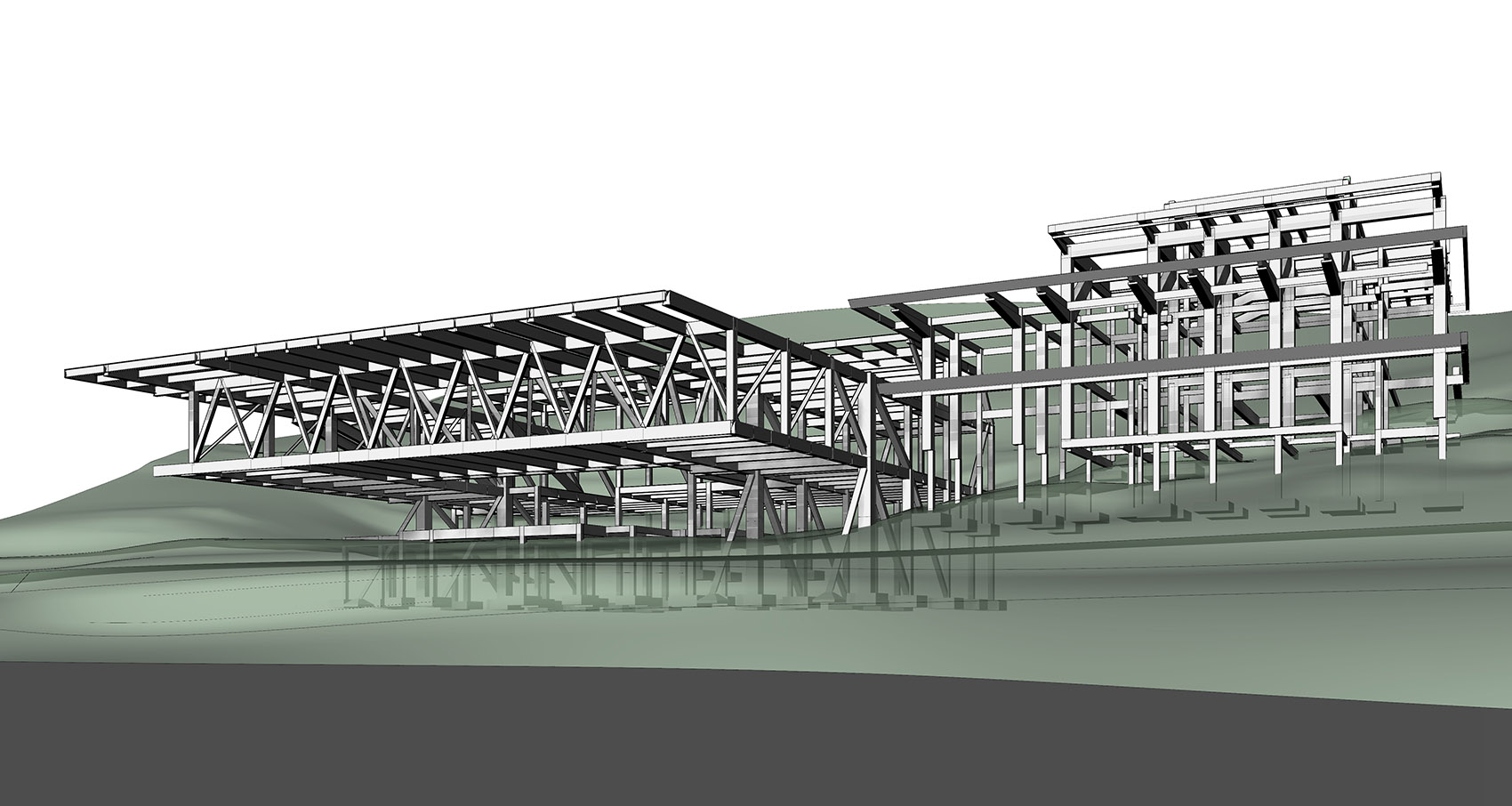 Emergent Structural Geometry Qiandao Lake Cable Car Station by Archi