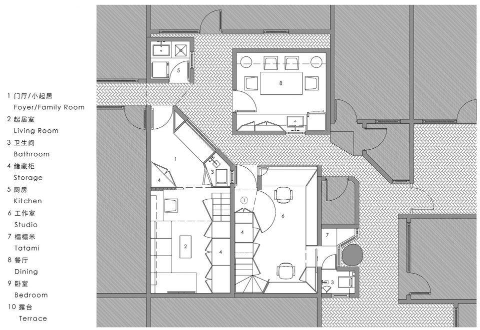 No.66 Lanman Hutong Renovation By BWAO