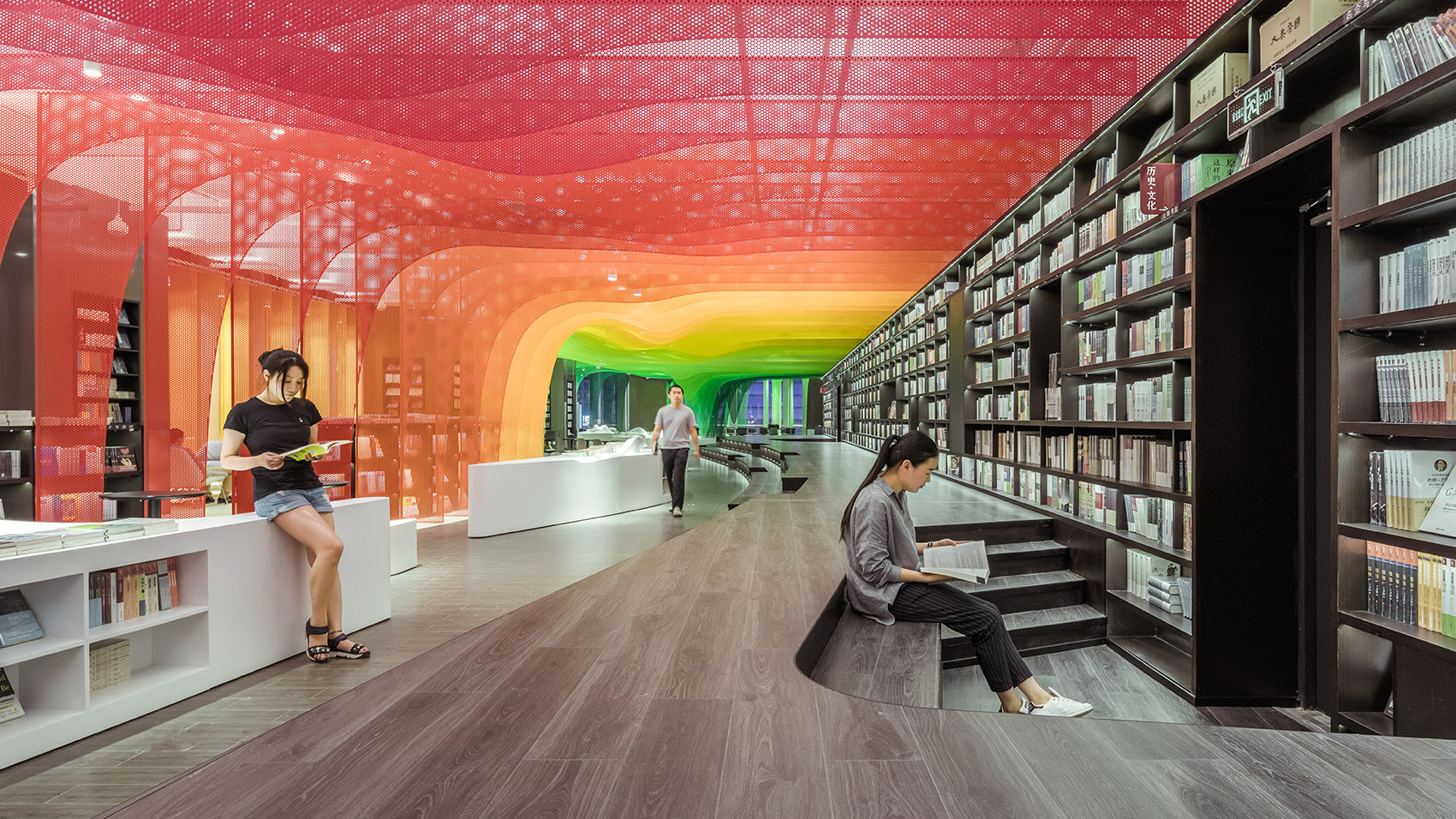 金属彩虹里的书店——苏州钟书阁 / 俞挺-wutopia lab