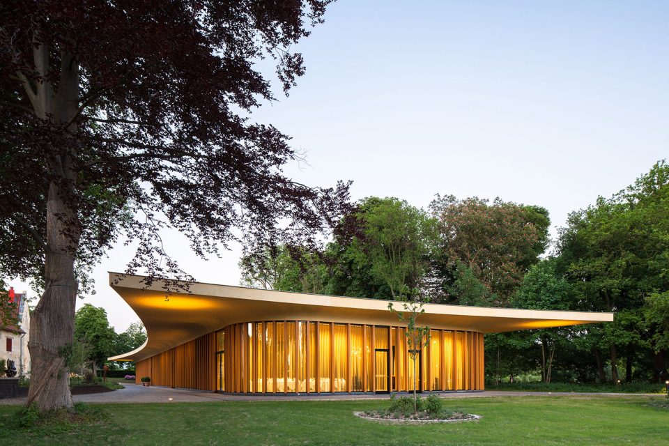 St Gerlach pavilion and manor farm Photo by Mecanoo architecten