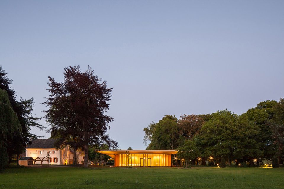 St Gerlach pavilion and manor farm Photo by Mecanoo architecten