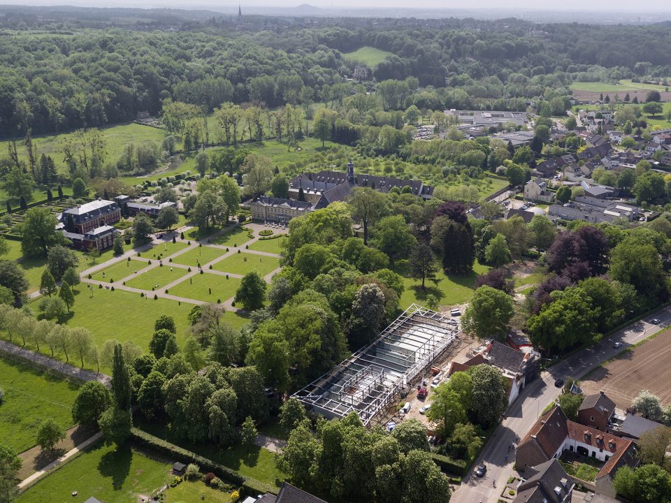 St Gerlach pavilion and manor farm Mecanoo architecten Photo by Air Vision 2016