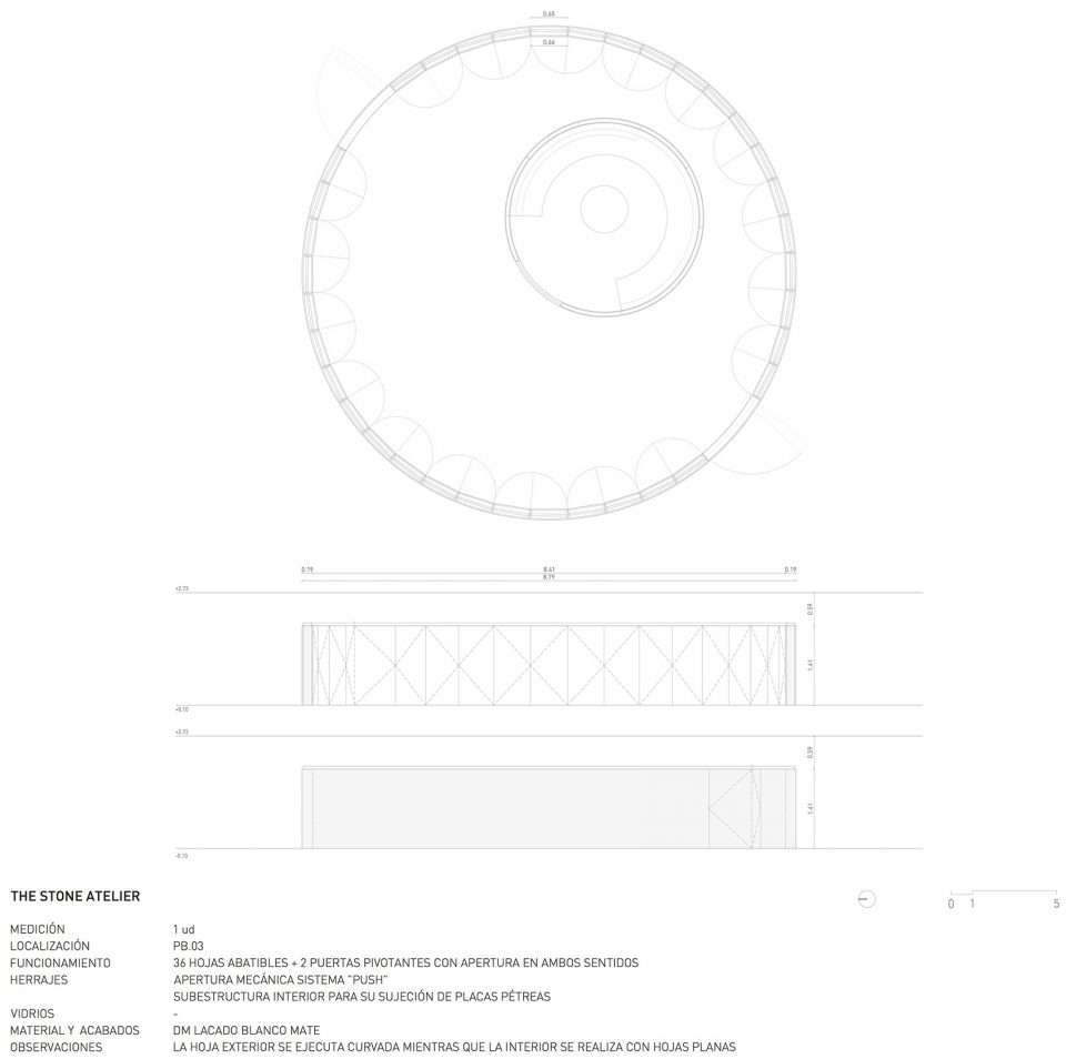 FRAN SILVESTRE ARQUITECTOS PETRA THE STONE ATELIER PLANS 004