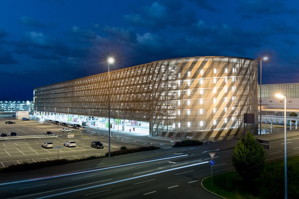 Stuttgart Airport Bus Terminal with Parking Garage P14 By wulf architekten