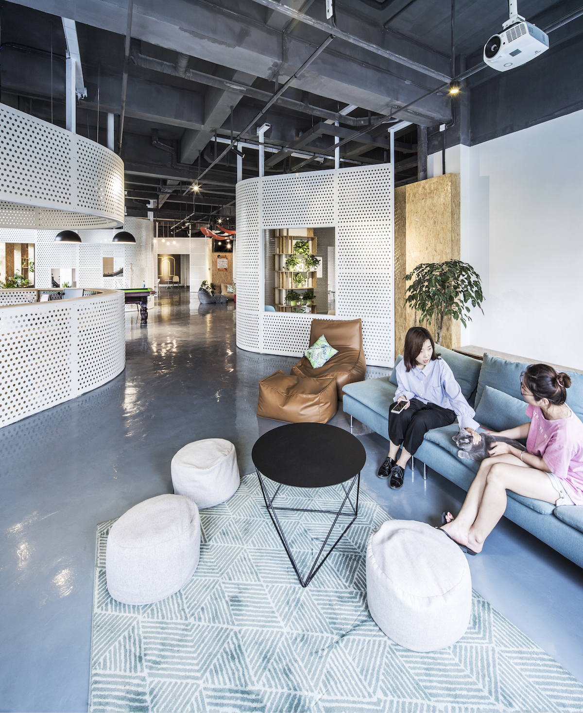 Public Area of Port Apartment in Fuzhou By MAT Office 谷德设计网