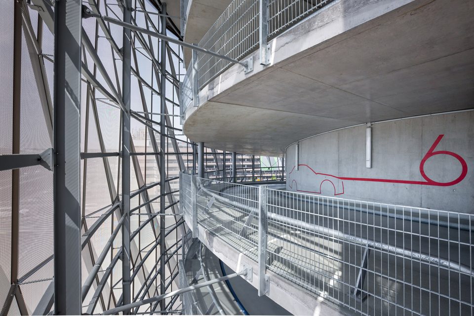 Stuttgart Airport Bus Terminal with Parking Garage P14 By wulf architekten
