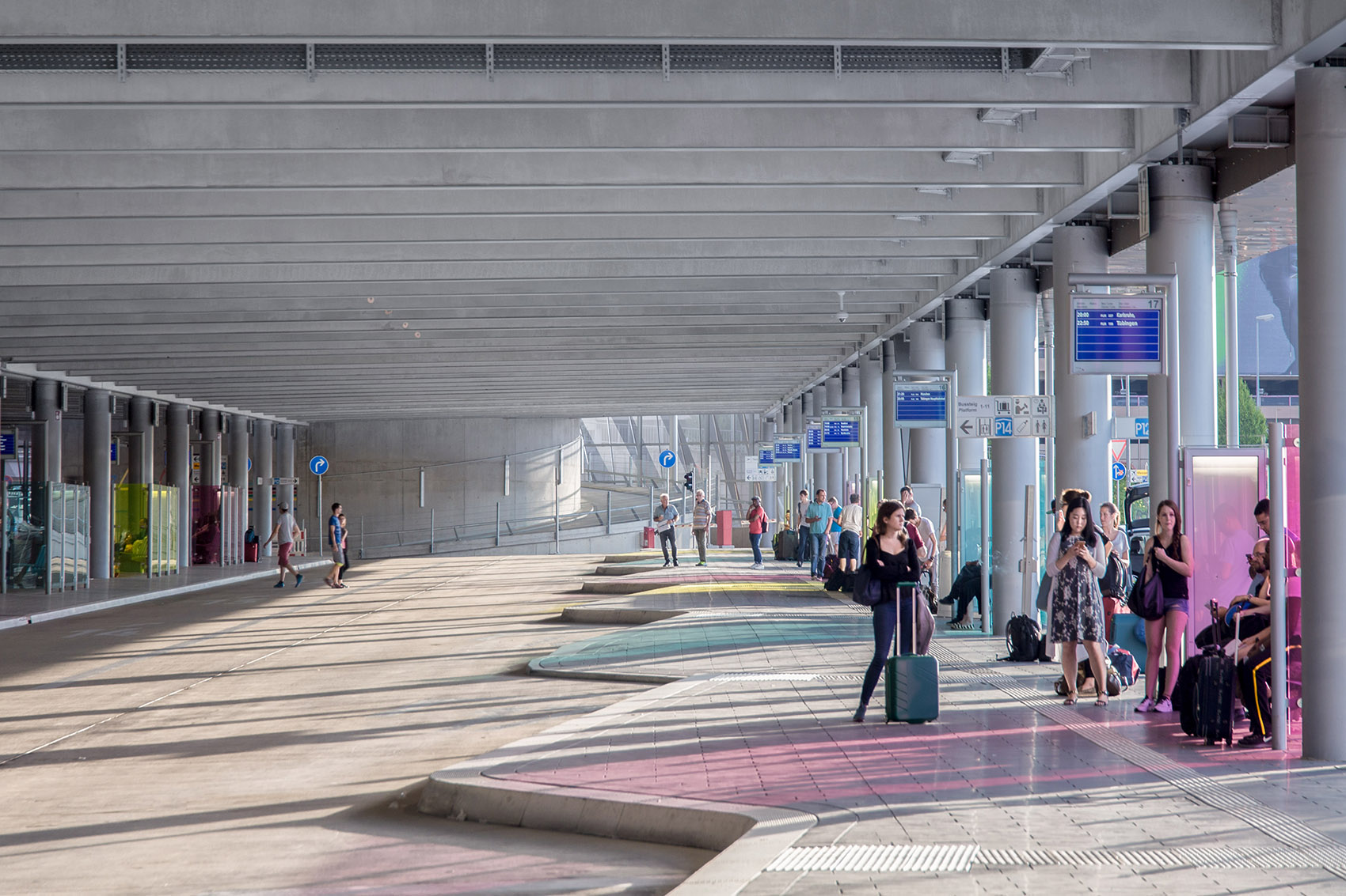 Stuttgart Airport Bus Terminal With Parking Garage P14 By Wulf ...