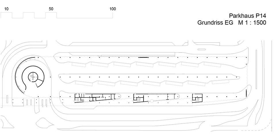 Stuttgart Airport Bus Terminal with Parking Garage P14 By wulf architekten