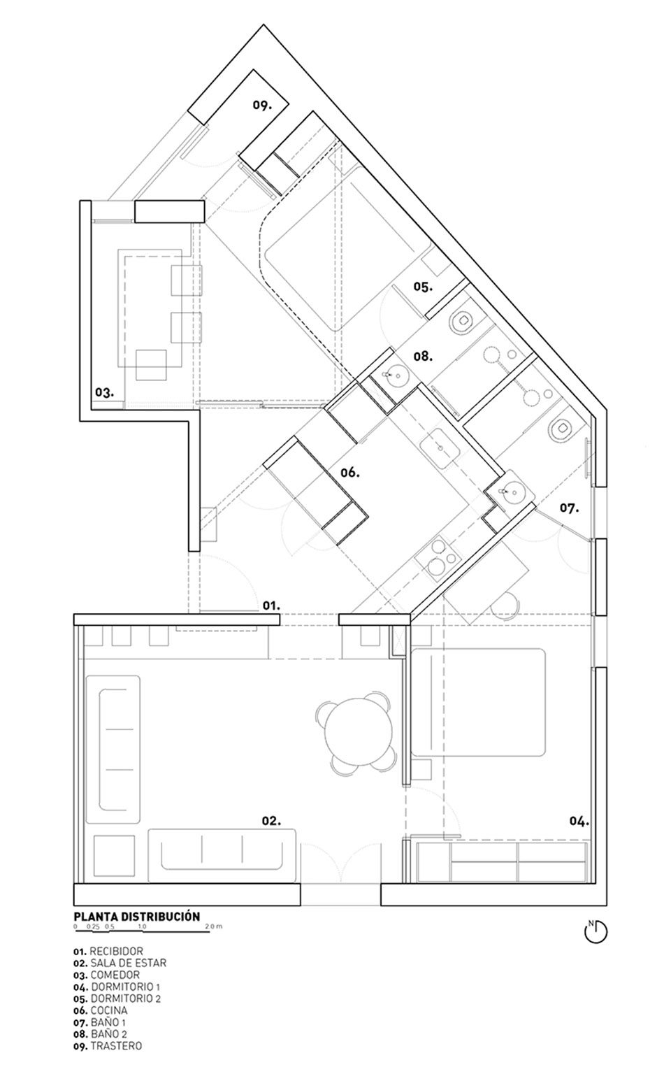 Piso Parlament19 By Miel Arquitectos