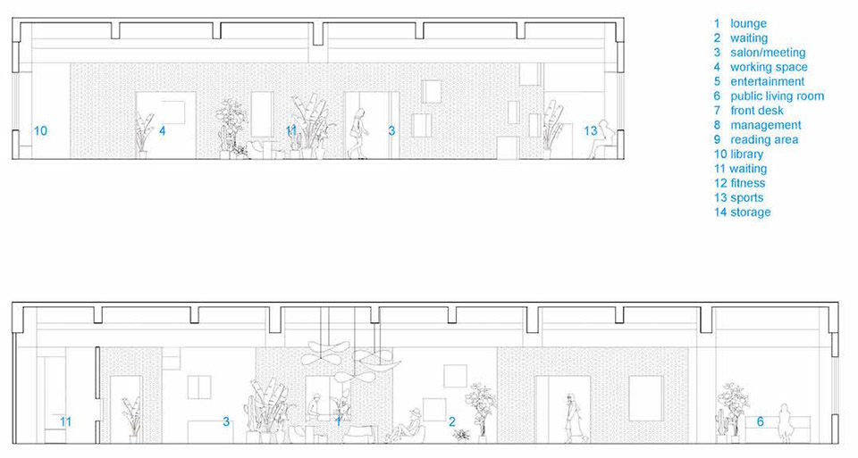 Public Area of Port Apartment in Fuzhou By MAT Office 1