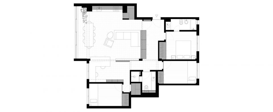 Telheiras Apartment by Miguel Marcelino