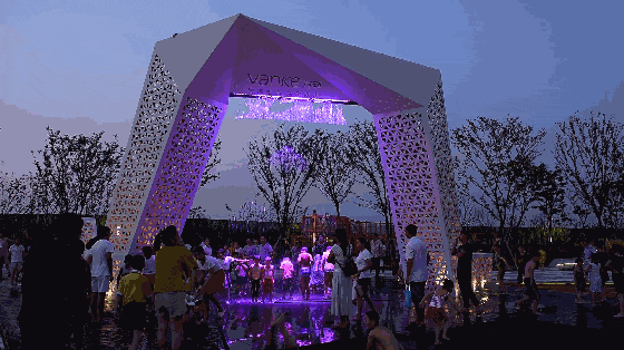 灯光 万科公园大道 DH景观设计