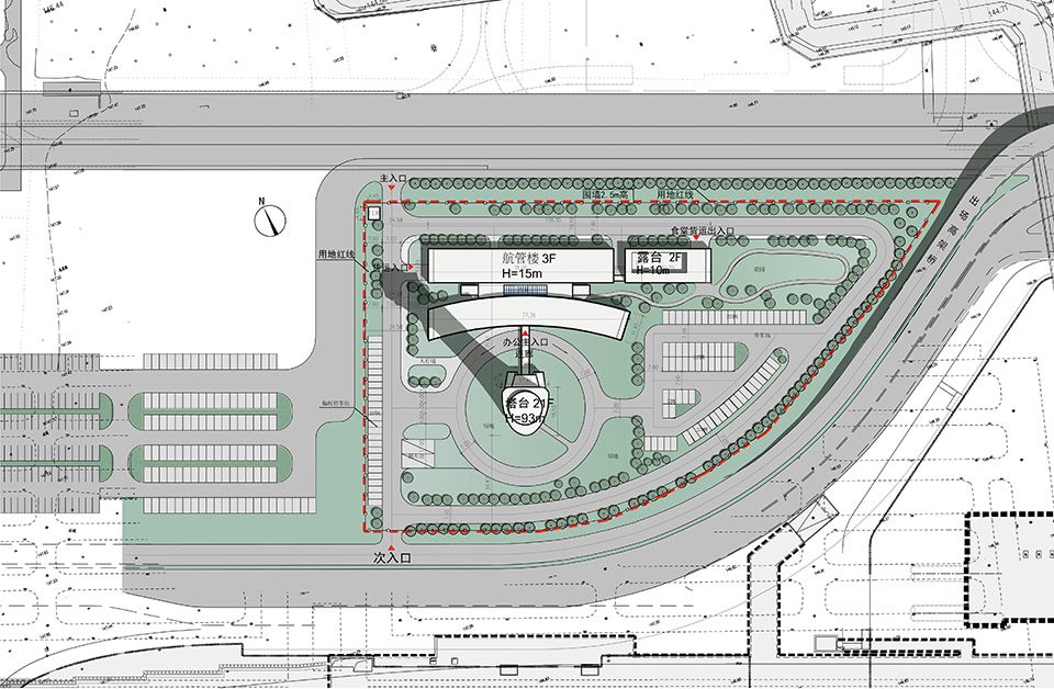 总平面图 ,site plan